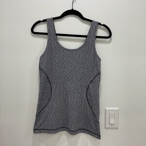Zella grey striped workout tank